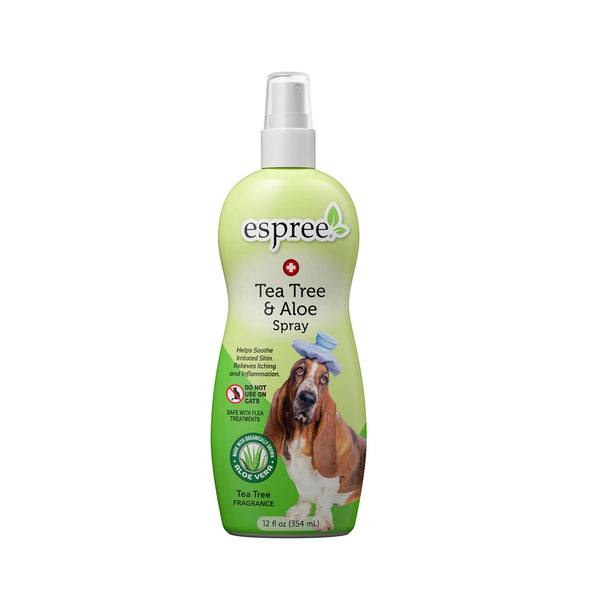 aloe gel for dogs Espree Tea Tree & Aloe Spray For Dogs 12 Ounce – Petsense