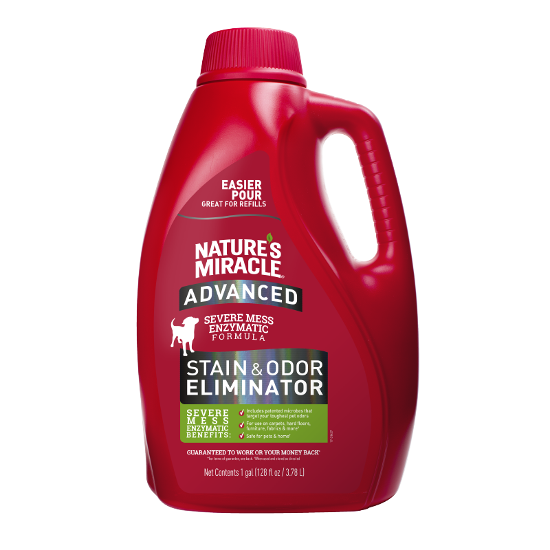 Nature's Miracle Advanced Dog Stain & Odor Remover Pour 128 oz