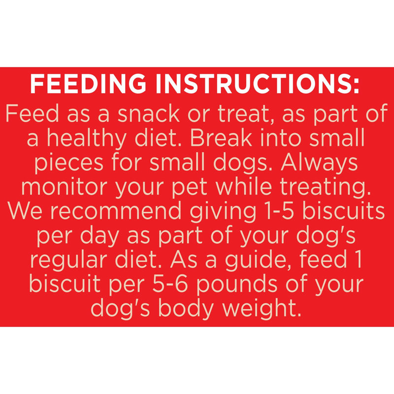 Milk-Bone Original Dog Biscuits, Small Crunchy Dog Treats Feeding Instructions