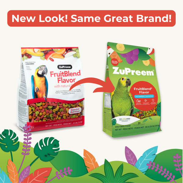 Zupreem FruitBlend Flavor Food with Natural Flavors for Large