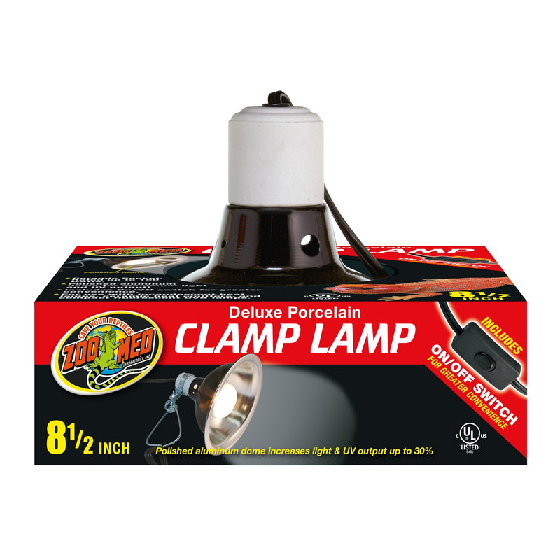 Zoo Med Deluxe Porcelain Clamp Lamp - 8.5"