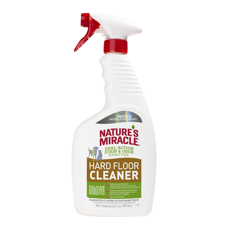 Nature's Miracle Hard Floor Cleaner Dual Action Stain and Odor Remover 24oz