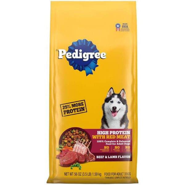 PEDIGREE High Protein Adult Dry Dog Food Beef and Lamb Flavor Dog