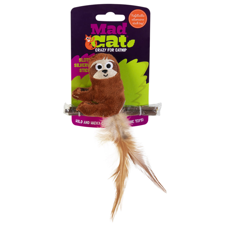 MAD CAT Sloth with Silvervine Cat Toy
