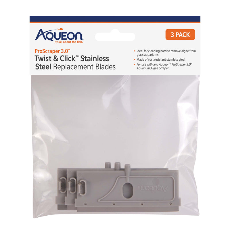 Aqueon ProScraper 3.0™ Twist & Click™ Stainless Steel Replacement Blades One Size