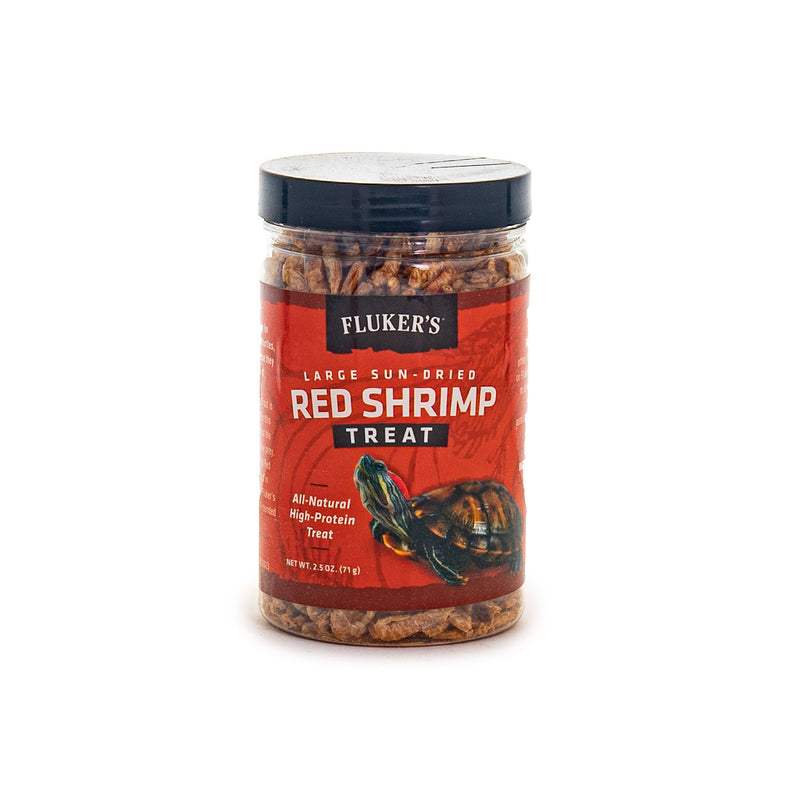 Fluker's Large Sun-Dried Red Shrimp for Turtles and Fish