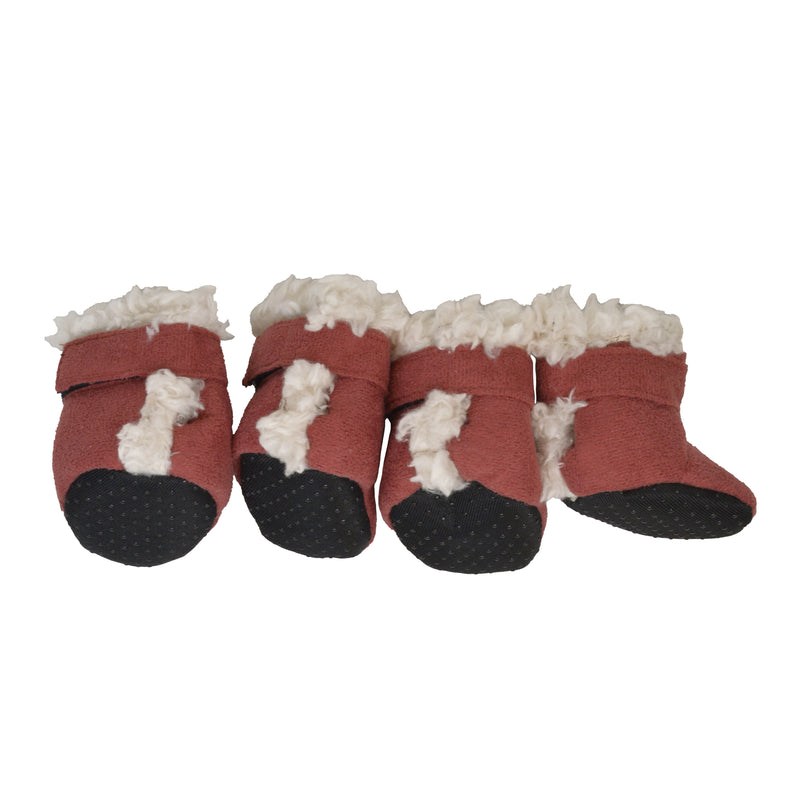 Celebrations 4pk Pink Ultra Suede Booties