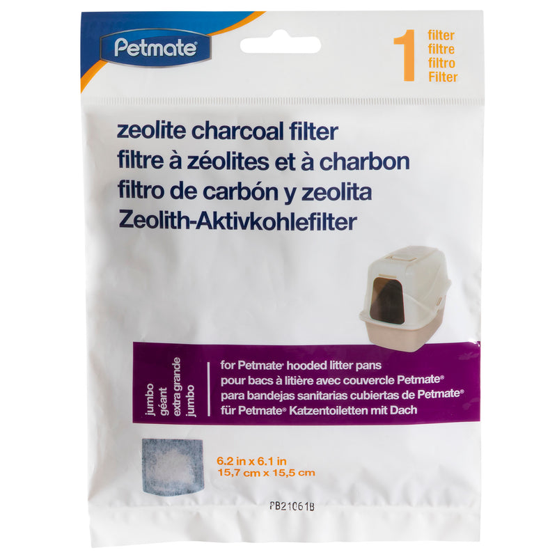 Petmate Zeolite Filter For Jumbo Hooded Cat Litter Pans