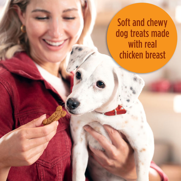 MilkBone Soft and Chewy Dog Treats, Chicken Recipe With Chicken Breas