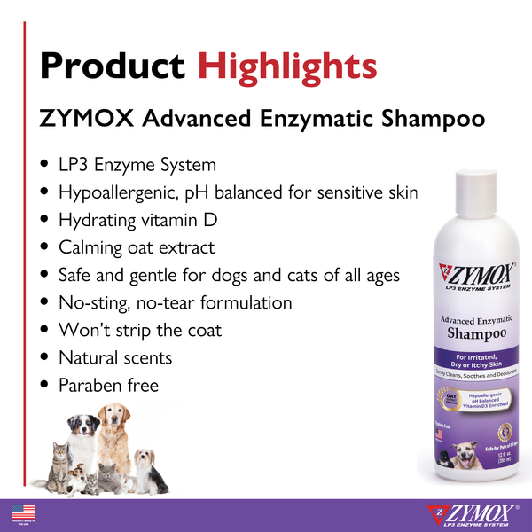 ZYMOX Advanced Enzymatic Shampoo – Petsense