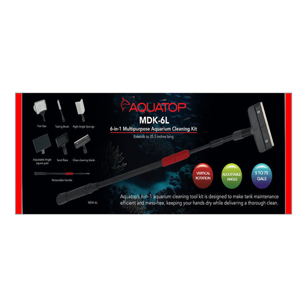 Aquatop 6-in-1 Multipurpose Aquarium Cleaning Kit