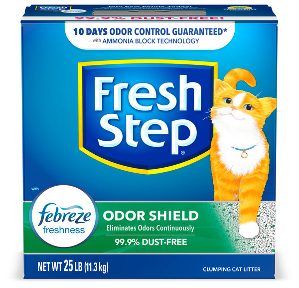 Fresh Step Odor Shield Scented Clumping Cat Litter with Febreze  Petsense