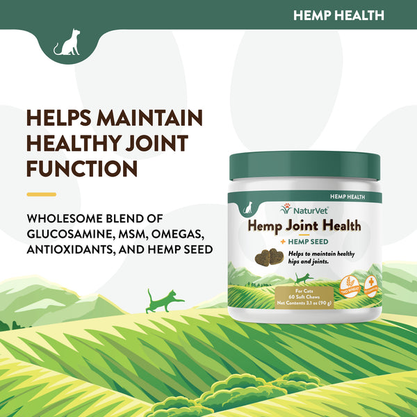 NaturVet Hemp Joint Soft Chew for Cats Petsense