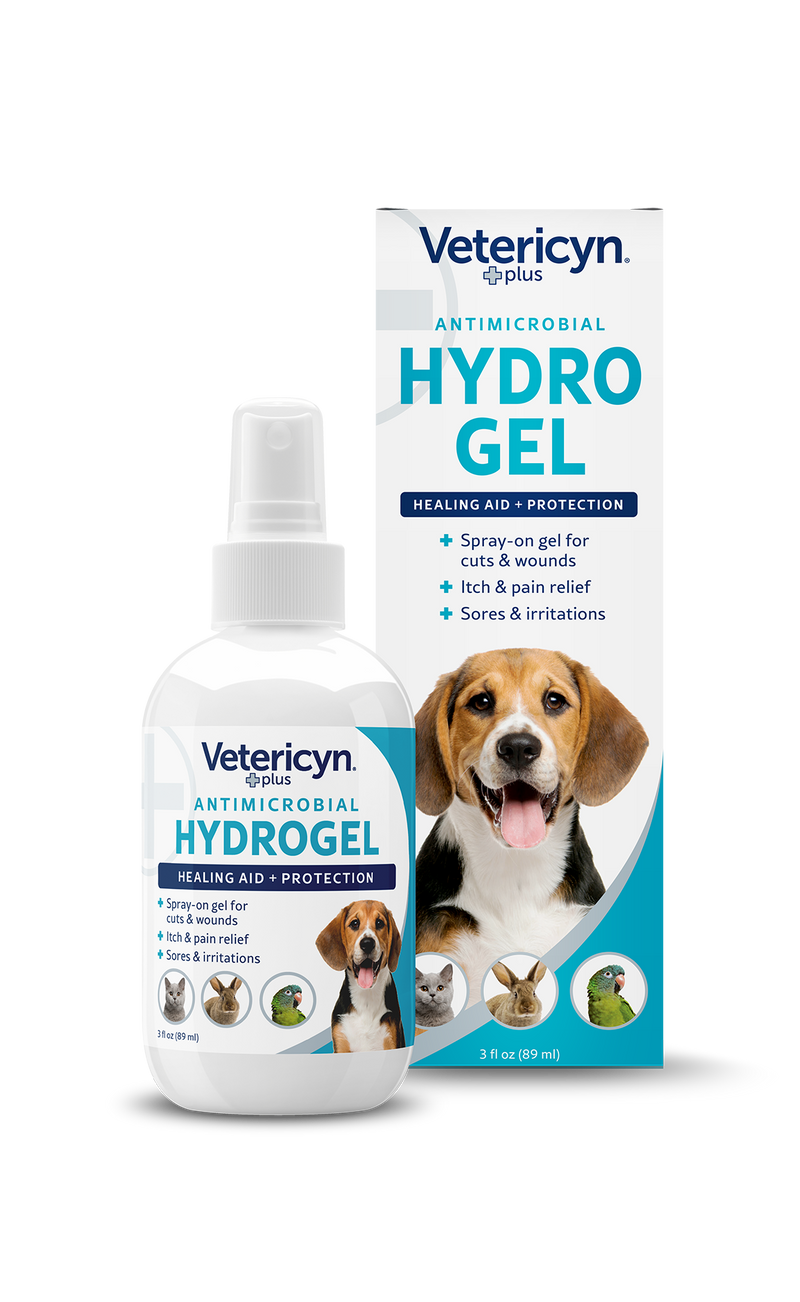 Vetericyn Plus Antimicrobial Dog & Cat Wound Care Hydrogel Spray, 3-ounce