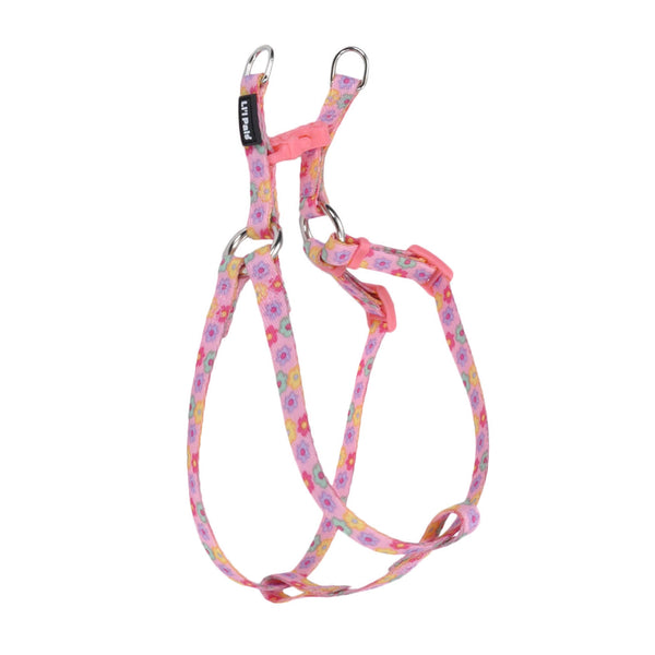Li'l Pals® Comfort Wrap® Adjustable Dog Harness, Pink Daisy Petsense