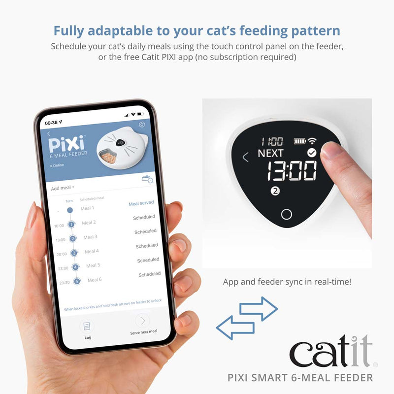 Catit Pixi Smart 6-Meal Feeder app