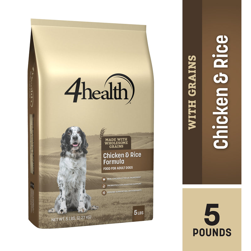 4health with Wholesome Grains Chicken & Rice Formula Adult Dry Dog Food