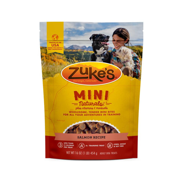 Zukes Salmon Mini Naturals Dog Treats – Petsense