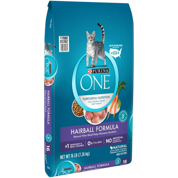 Purina ONE Advanced Nutrition Hairball Formula Dry Cat Food – Petsense
