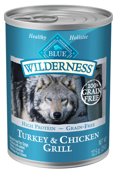 Blue Buffalo Wilderness Turkey & Chicken Grill Canned Dog Food – Petsense