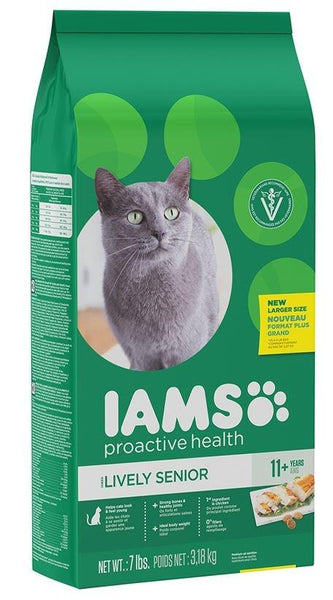 Iams ProActive Health Lively Senior 11+ Chicken Recipe Dry Cat