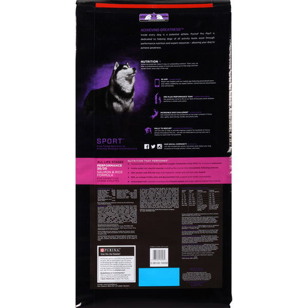 Purina Pro Plan Sport All Life Stages Performance 30/20 Salmon & Rice –  Petsense