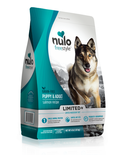 Nulo FreeStyle Limited+ Grain Free Salmon Recipe Puppy & Adult Dry Dog –  Petsense