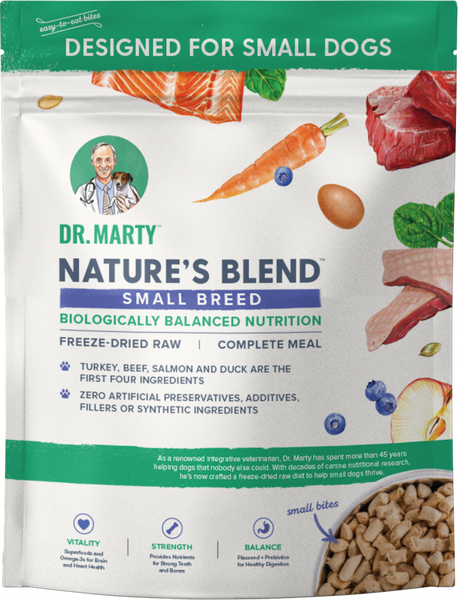Marty Nature's Blend Small Breed Freeze Dried Raw Dog Food