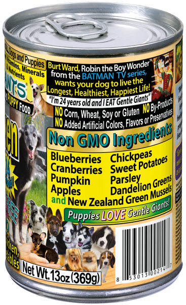 Nutrition Facts Gentle Giants Dog Food Longevity Claims Gentle