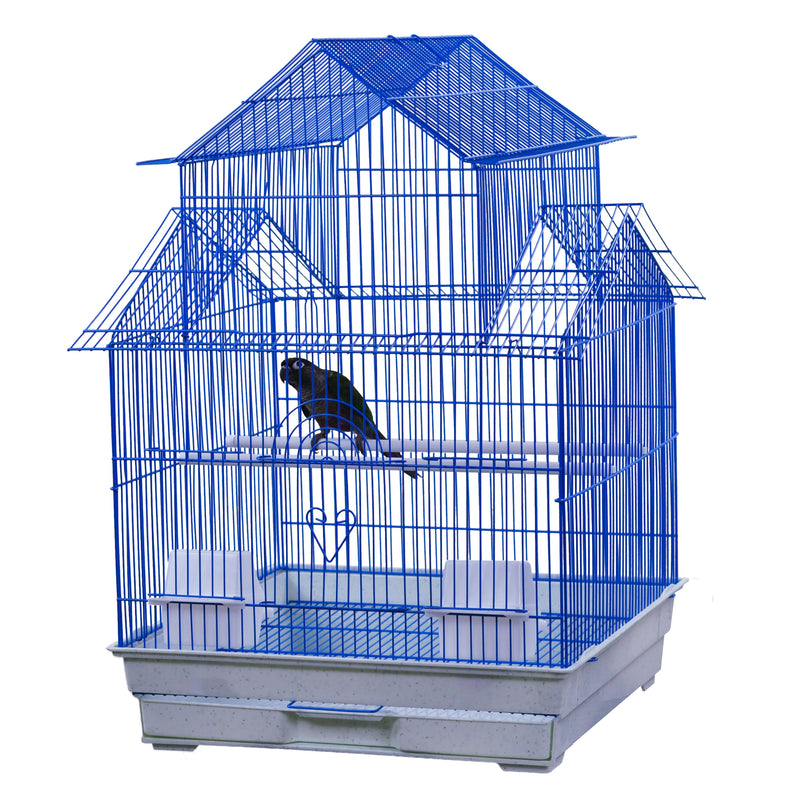 A&E House Top Bird Cage in Retail Box 18inx18in