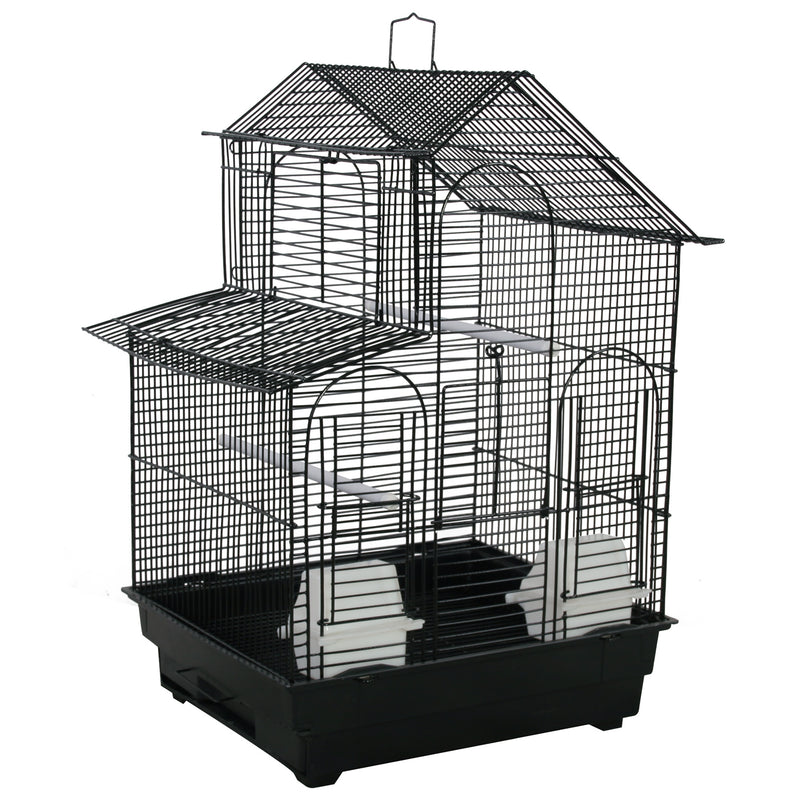 A&E House Top Bird Cage in Retail Box 16x14in
