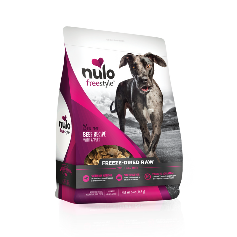 Nulo FreeStyle Dog Freeze-Dried Raw Grain-Free Beef With Apples