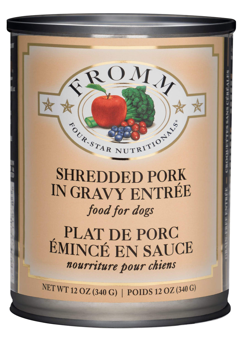 Fromm Four-Star Nutritionals® Shredded Pork in Gravy Entre Food for Dogs