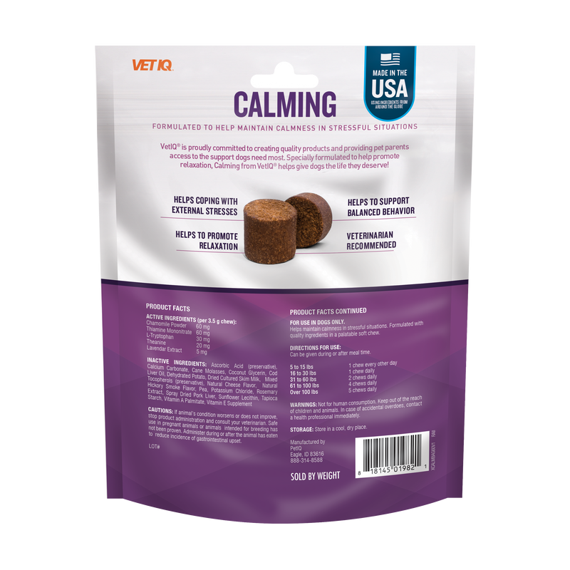 VetIQ Calming Dog Chew 60ct