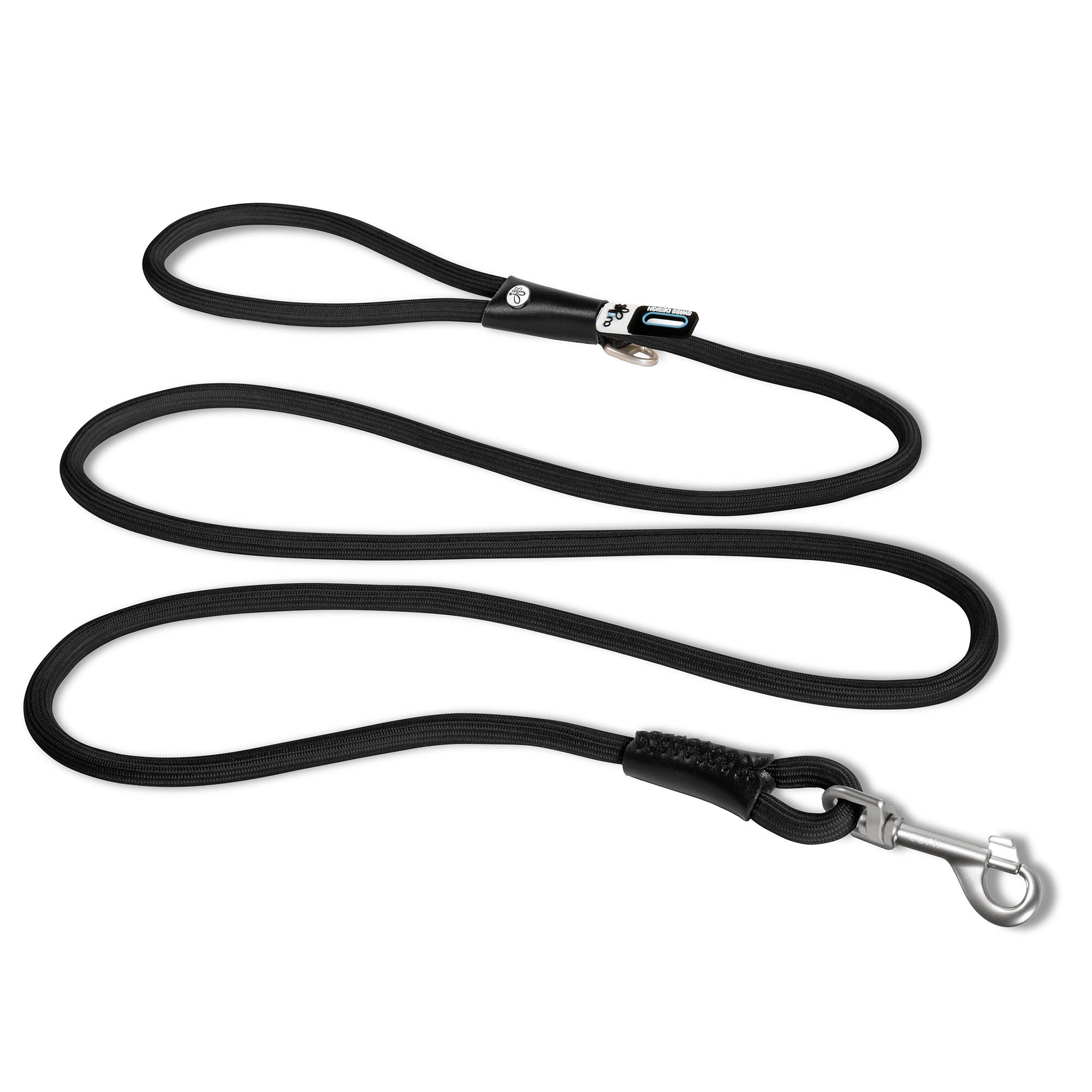 Curli Stretch Comfort Dog Leash - Black