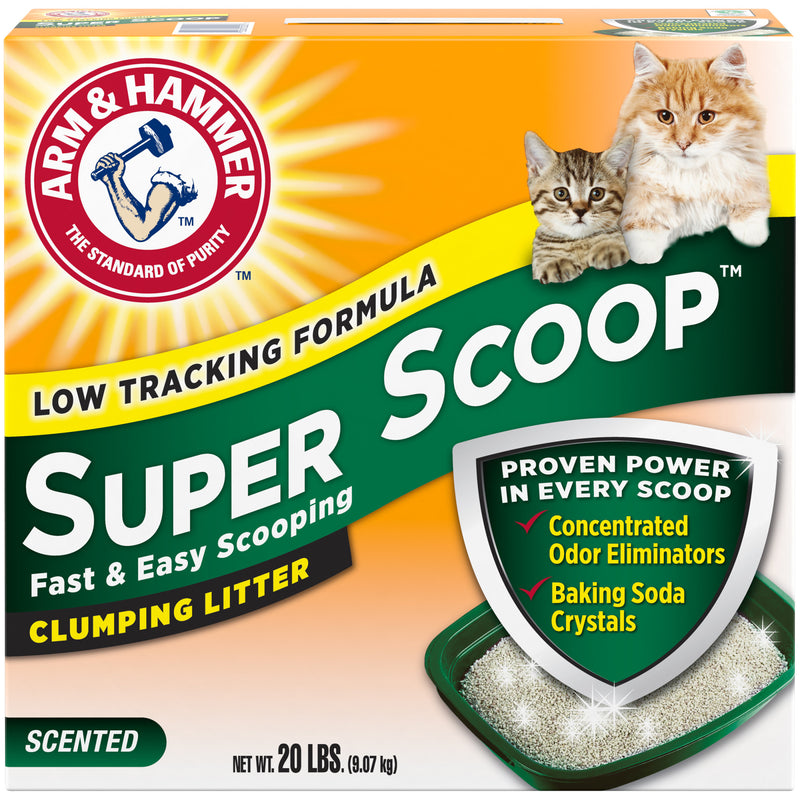 Arm & Hammer Super Scoop Fresh Clean Scent Clump, 20lb box