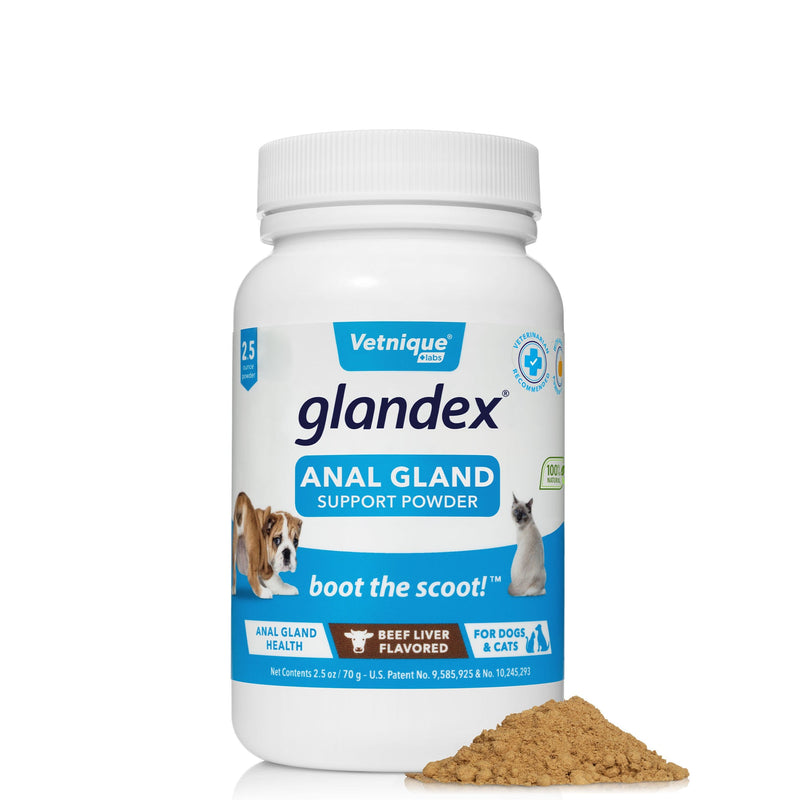 Glandex Anal Gland Fiber Supplement Powder for Dogs & Cats