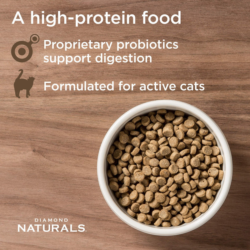 Diamond Naturals Active Cat Chicken Meal & Rice Formula Dry Cat Food