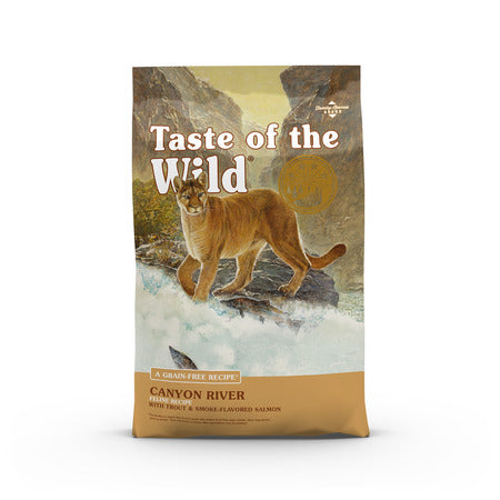 Taste of the Wild Canyon River Feline Recipe with Trout & Smoke-Flavored Salmon Dry Cat Food