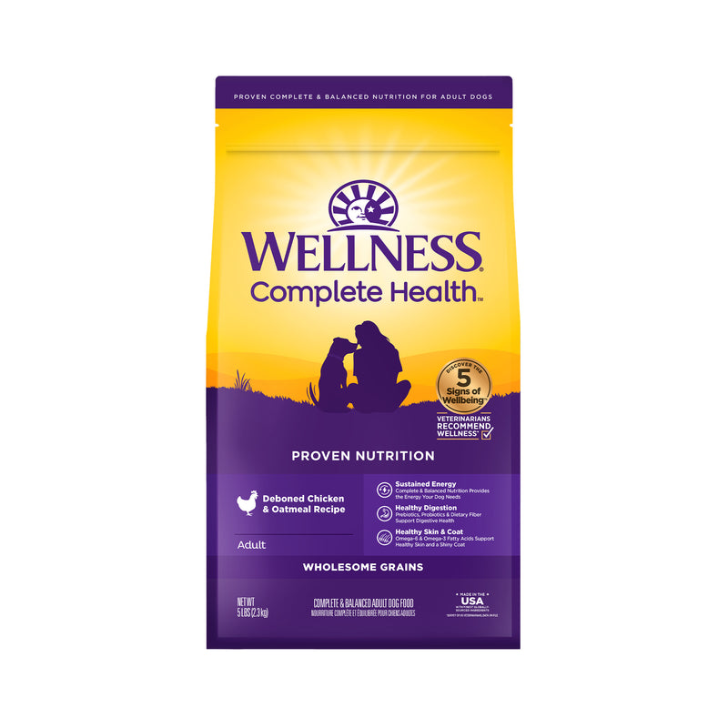 Wellness Complete Health Natural Chicken Recipe Dry Dog Food