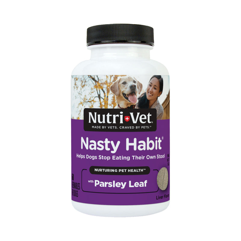 Nutri-Vet Nasty Habit Chewables For Dogs 60 Count