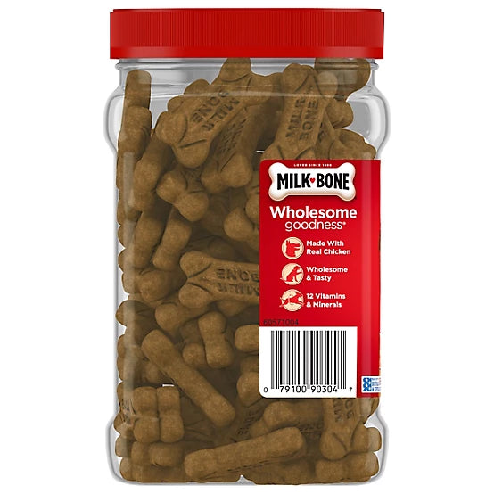 Milk-Bone Soft and Chewy Chicken Flavor Dog Treats, 25 oz.