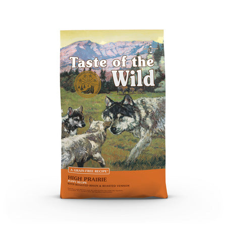 Taste of the Wild High Prairie Puppy Recipe with Roasted Bison & Roasted Venison Dry Dog Food