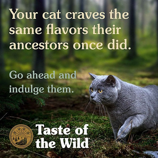 Taste of the Wild Rocky Mountain Adult Salmon and Venison in Gravy Wet Cat Food, 5.5 oz.