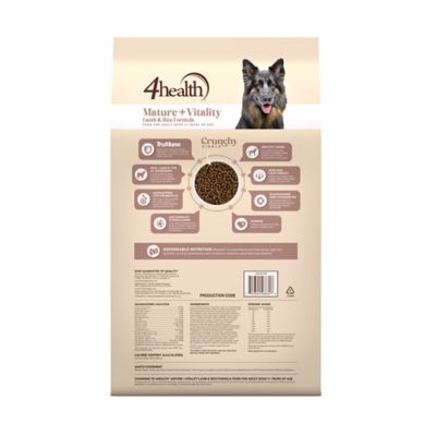 4health with Wholesome Grains Mature Adult And Vitality Lamb Recipe Dry Dog Food