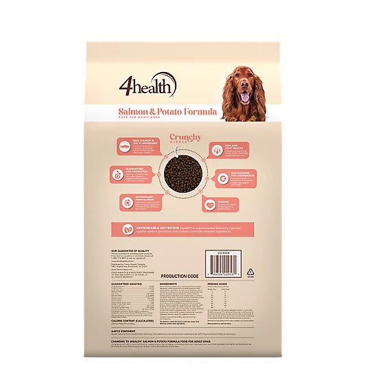 4health with Wholesome Grains Adult Salmon and Potato Formula Dry Dog Food
