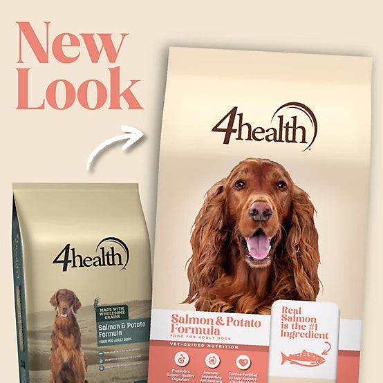 4health with Wholesome Grains Adult Salmon and Potato Formula Dry Dog Food