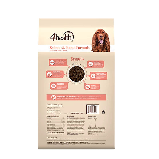 4health with Wholesome Grains Adult Salmon and Potato Formula Dry Dog Food