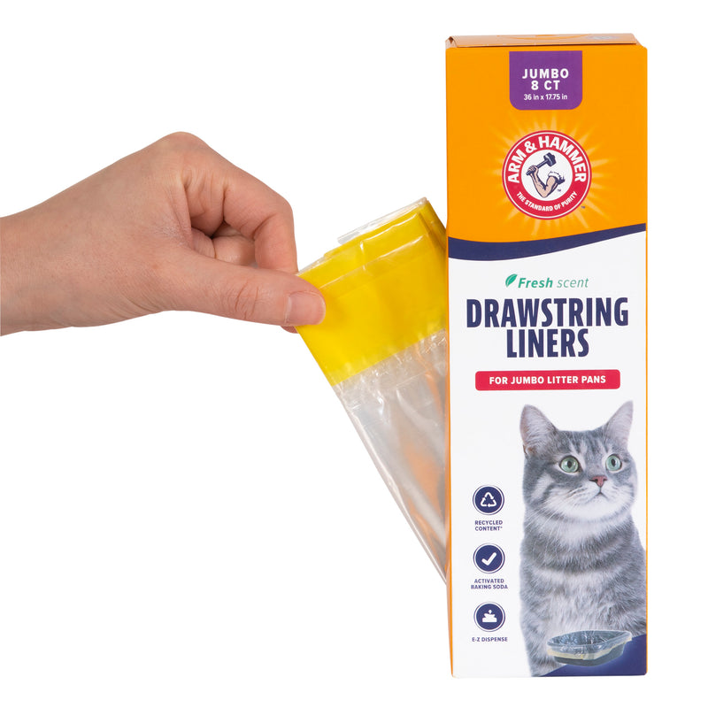 Arm & Hammer Drawstring Cat Litter Pan Liners