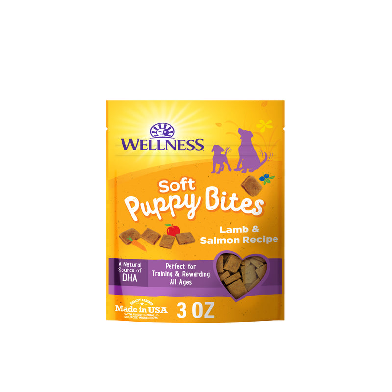 Wellness Soft Puppy Bites Lamb & Salmon Recipe Dog Treats